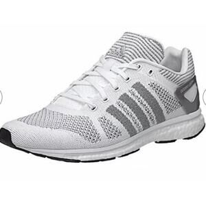 Adidas adizero Adios Boost White & Gray  - size 8.5 - Q16